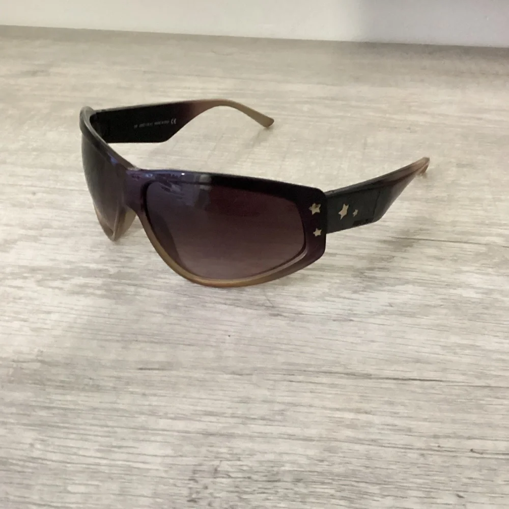 Y2K Jimmy Choo Purple Ombre Star 125 Made In Italy  Designer Sunglasses Frames